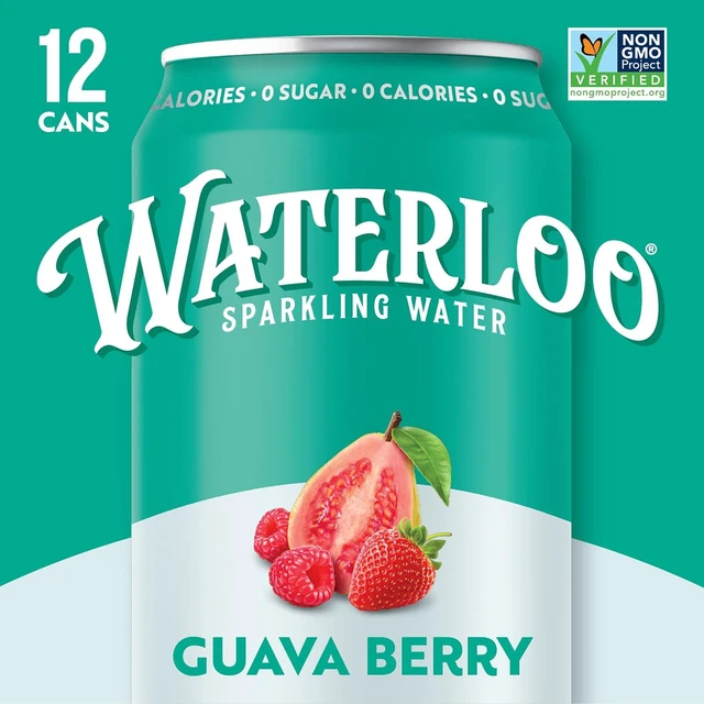 Alt view image 6 of 6 - Waterloo Sparkling Water Guava Berry 12 Fl Oz Cans (Pack of 12)