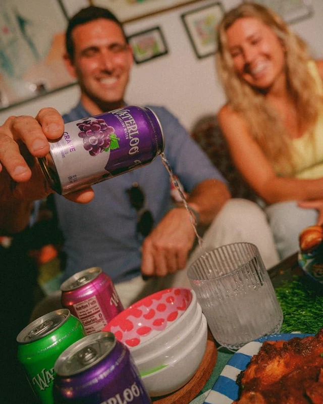 Alt view image 3 of 6 - Waterloo Sparkling Water, Grape, 12 Fl Oz Cans (Pack of 12)