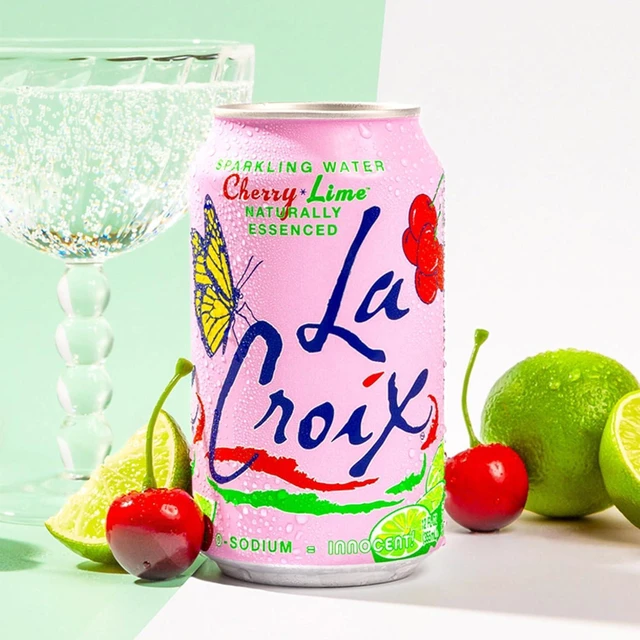 Alt view image 2 of 6 - La Croix Sparkling Water, Cherry Lime, 12 Fl Oz, 12 Pack