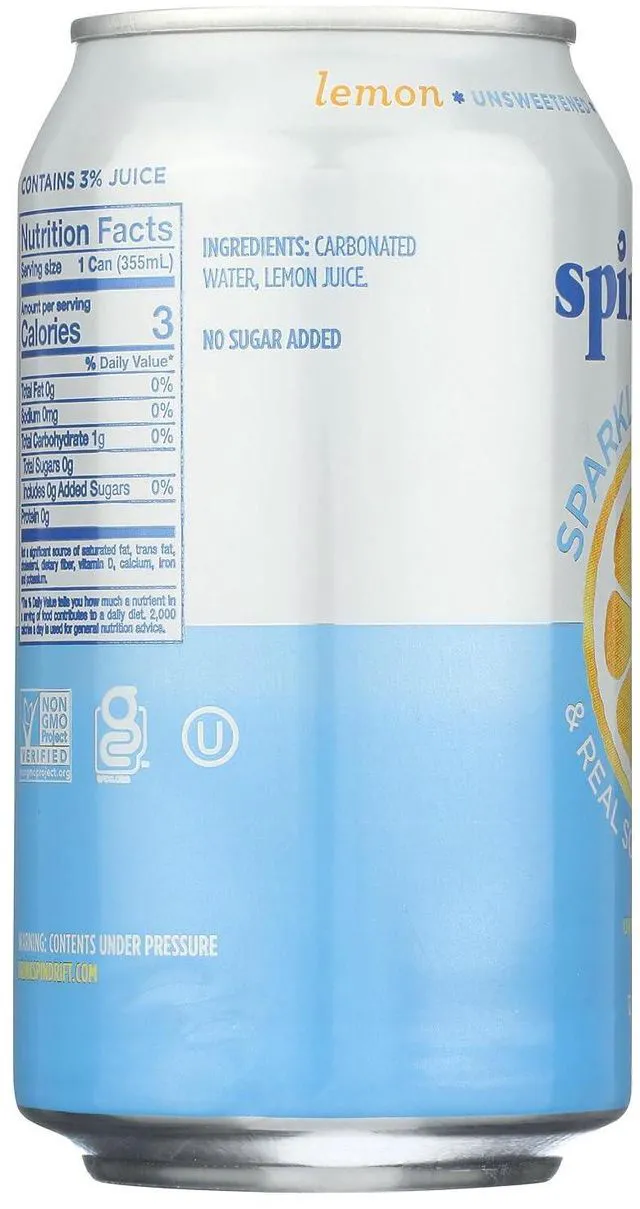 Alt view image 6 of 7 - Spindrift Sparkling Water Lemon 12 fl oz