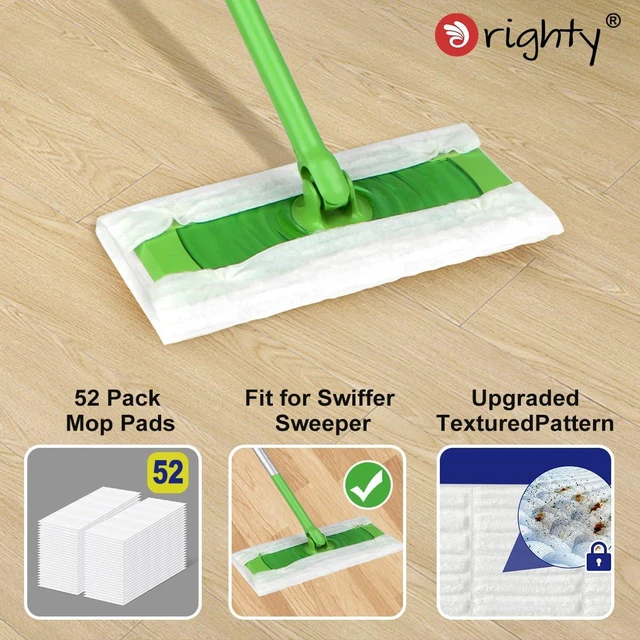 Alt view image 4 of 7 - Orighty Dry Sweeping Cloths for Swiffer Sweeper, 52 Count, Disposable