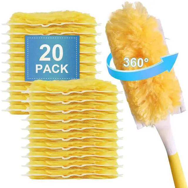 Main image of 20 Pack Heavy Duty Duster Refills for Swiffer, Multi-Surface 360 Disposable Dusters for Cleaning Dusting Electronics Furniture Blind Ceiling Fan (Handle Not Included)