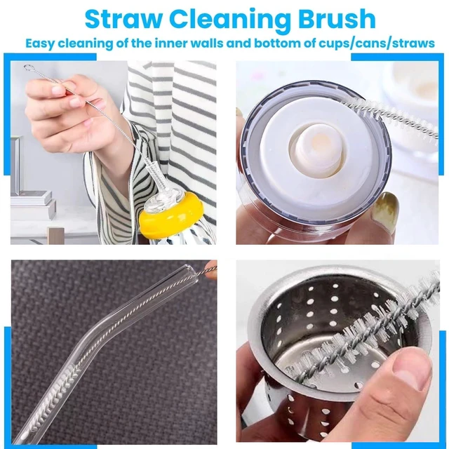Alt view image 7 of 7 - 15Pcs Crevice Cleaning Brush Set, Hard Bristle Scrub Brushes for Deep Cleaning Gap, Window Groove, Sliding Door Sill, Tile Lines, Shutter Corner, Sink, Teapot, Bottle
