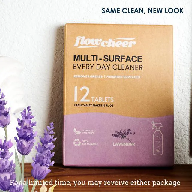 Alt view image 2 of 5 - Flowcheer Multi Surface Cleaner Refills - 12 Pack (Lavender)