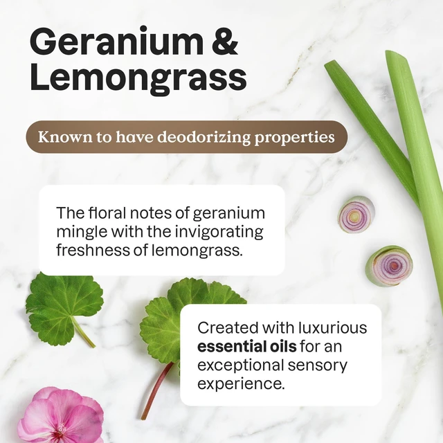 Alt view image 4 of 6 - ATTITUDE Dish Soap, Geranium & Lemongrass, 488mL, Plant-Based, EWG Verified, Vegan, Infused with Essential Oils