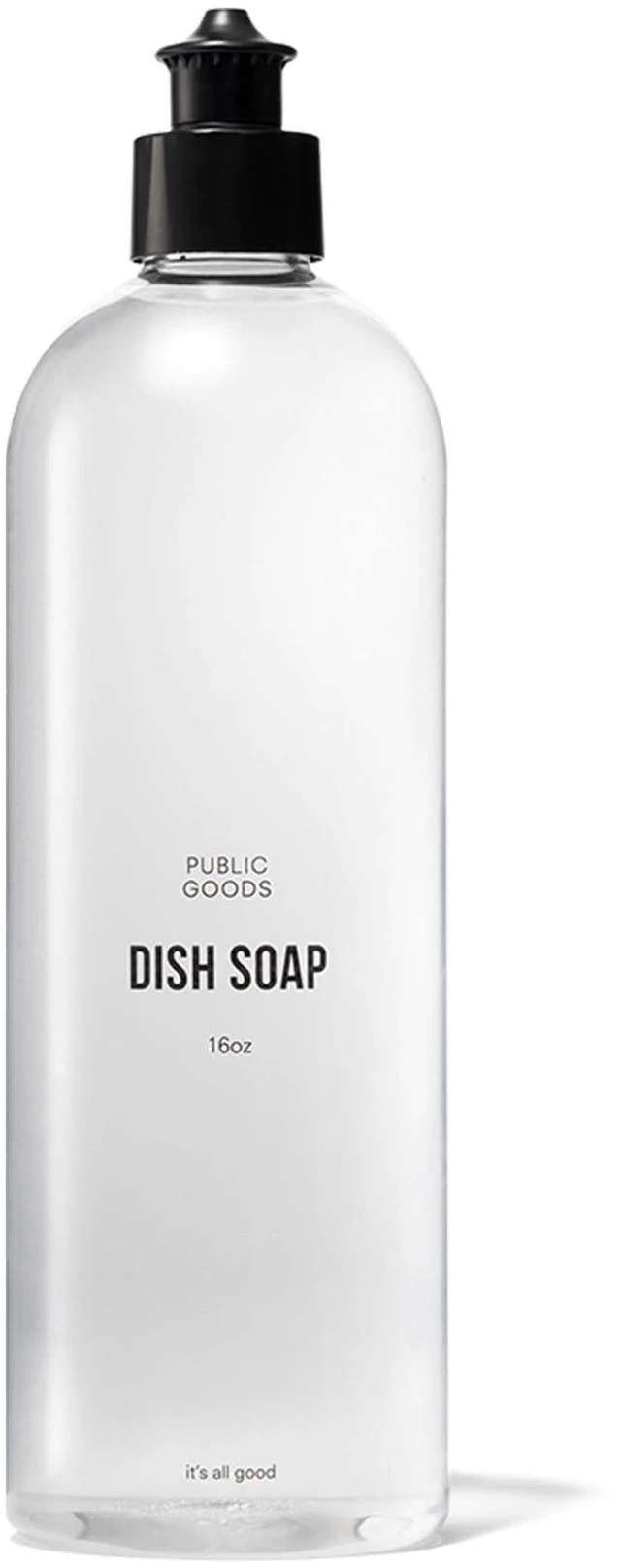Main image of Public Goods Natural Dish Soap, Plant-Based & Vegan Friendly, Concentrated Formula, Made in USA, Mandarin Basil, 16 Fl Oz