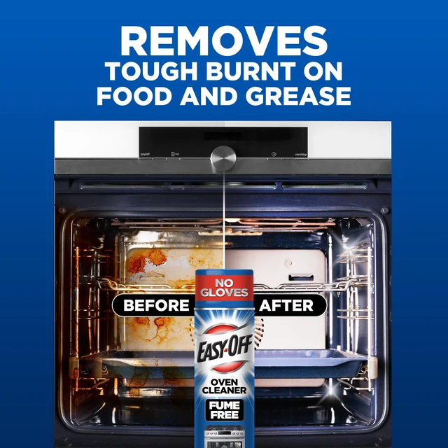 Alt view image 3 of 6 - Easy-Off Fume Free Oven Cleaner Foam 14.5oz, Removes Grease & Burned-On Food, for Ovens, Air Fryers & More