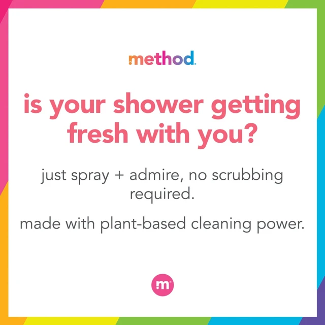Alt view image 6 of 7 - Method Daily Shower Spray Cleaner, Eucalyptus Mint, 28 fl oz, 4 Pack