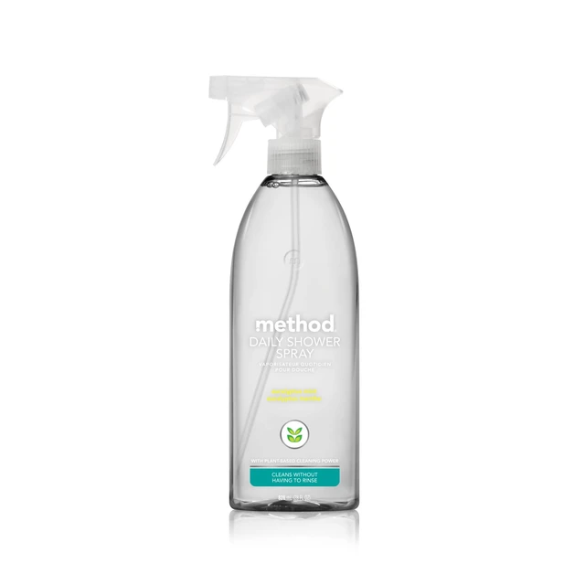 Alt view image 5 of 7 - Method Daily Shower Spray Cleaner, Eucalyptus Mint, 28 fl oz, 4 Pack