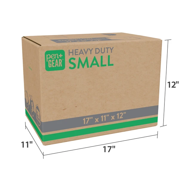 Alt view image 4 of 6 - Pen+Gear Small Heavy Duty Kraft Moving Box, 10-Pack, 17L x 11W x 12H