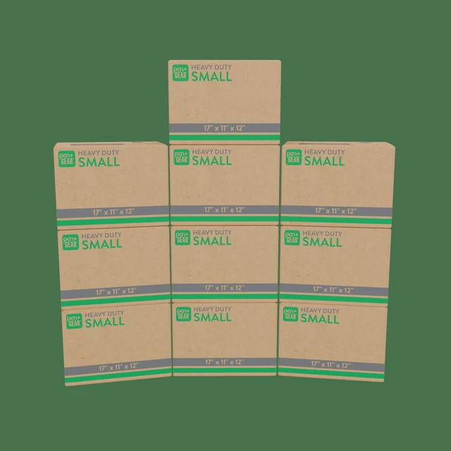 Alt view image 5 of 6 - Pen+Gear Small Heavy Duty Kraft Moving Box, 10-Pack, 17L x 11W x 12H