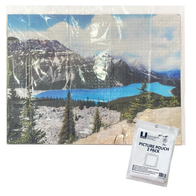 Alt view image 4 of 7 - UBMOVE 2 Pouches for Picture Moving Boxes, 30x48", Protect from Dust & Moisture