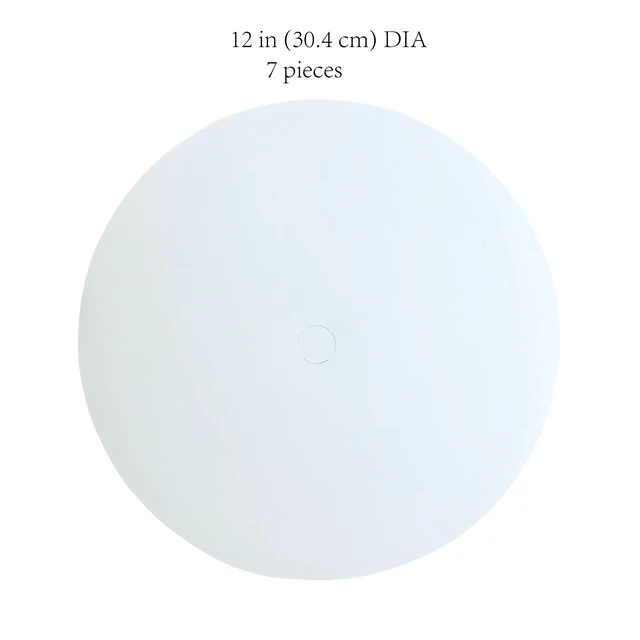 Alt view image 5 of 6 - Way To Celebrate Round Paper Cake Boards, 12in, White, 7 Count