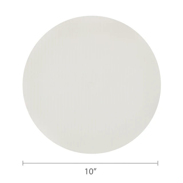 Alt view image 4 of 5 - Way To Celebrate 10" White Round Paper Cake Boards, 10 Count