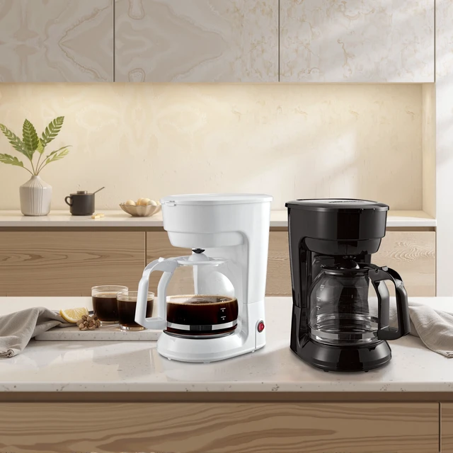 Alt view image 5 of 6 - Mainstays Black 12-Cup Drip Coffee Maker