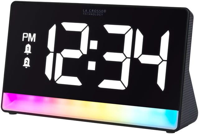 Main image of La Crosse Technology Digital Color Changing Deep Sleep Alarm Clock