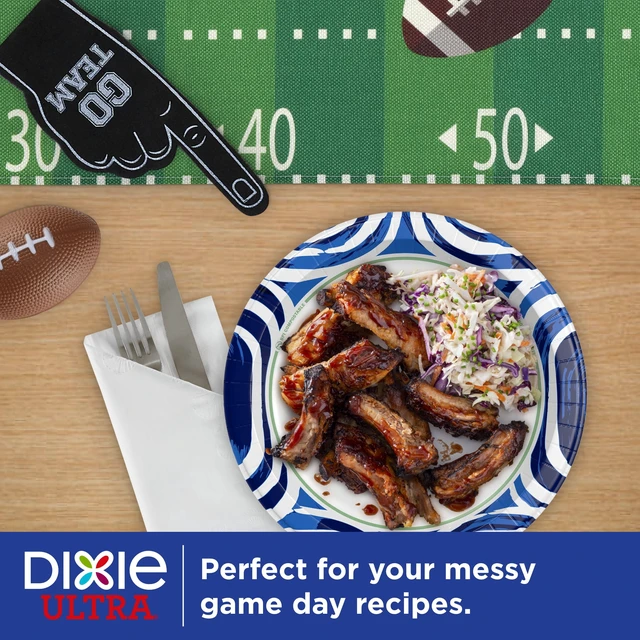 Alt view image 6 of 6 - Dixie Ultra Disposable Paper Plates 10-Inch Multi-Color 50 Count