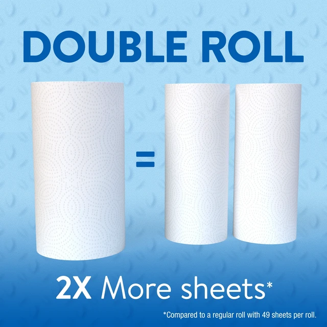 Alt view image 5 of 6 - Great Value Everyday Strong Paper Towels, 12 Double Rolls