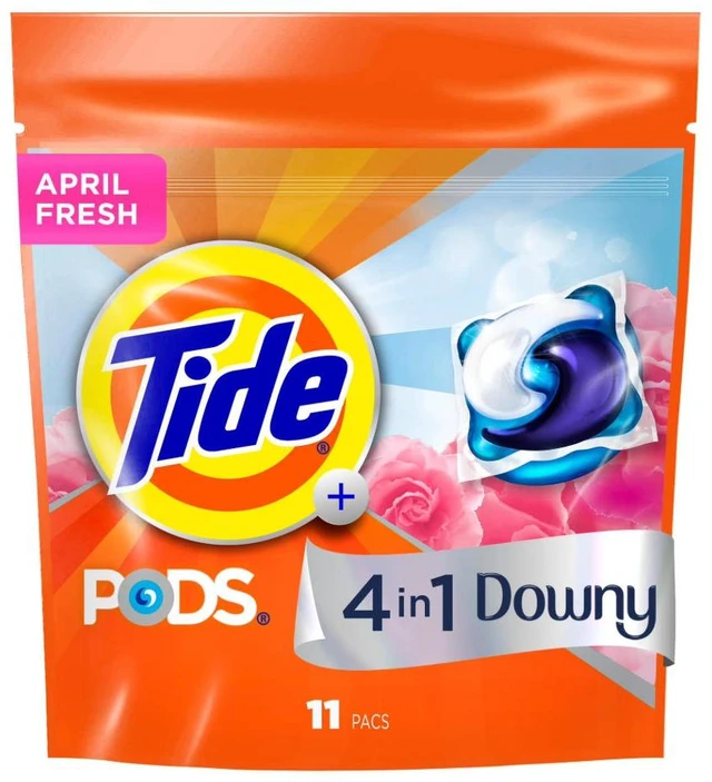 Main image of Tide PODS Laundry Detergent Pacs with a Touch of Downy Freshness, 3X Cleaning Power, 11 Count