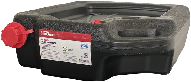 Alt view image 2 of 6 - Hyper Tough 16-Quart Automotive Drain Pan Container