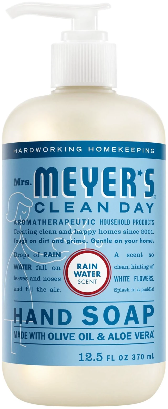 Main image of Mrs. Meyer's Clean Day Hand Soap, Rain Water Scent, 12.5Fl Oz