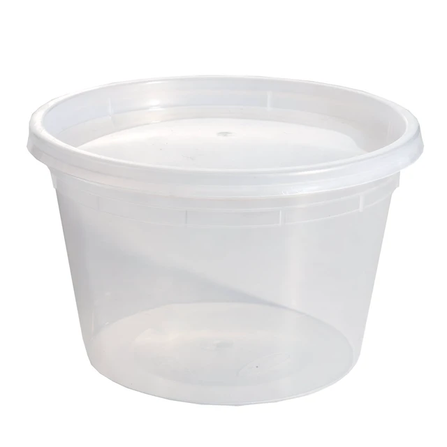 Alt view image 2 of 6 - Mainstays 16 oz Plastic Deli Containers, 40 Pieces, Meal Prep and Batch Cooking
