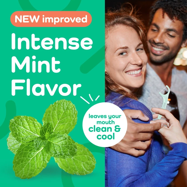 Alt view image 2 of 6 - Plackers Micro Mint Dental Floss Picks, Fresh Mint, 300 Count