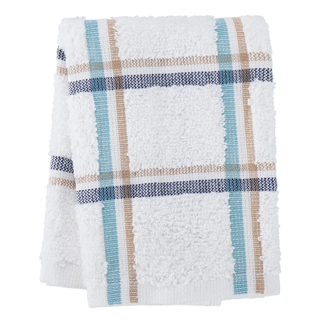 Alt view image 3 of 6 - Mainstays Woven Kitchen Dishcloth Set, 4-Pack, 12x12 Inches, Multicolor