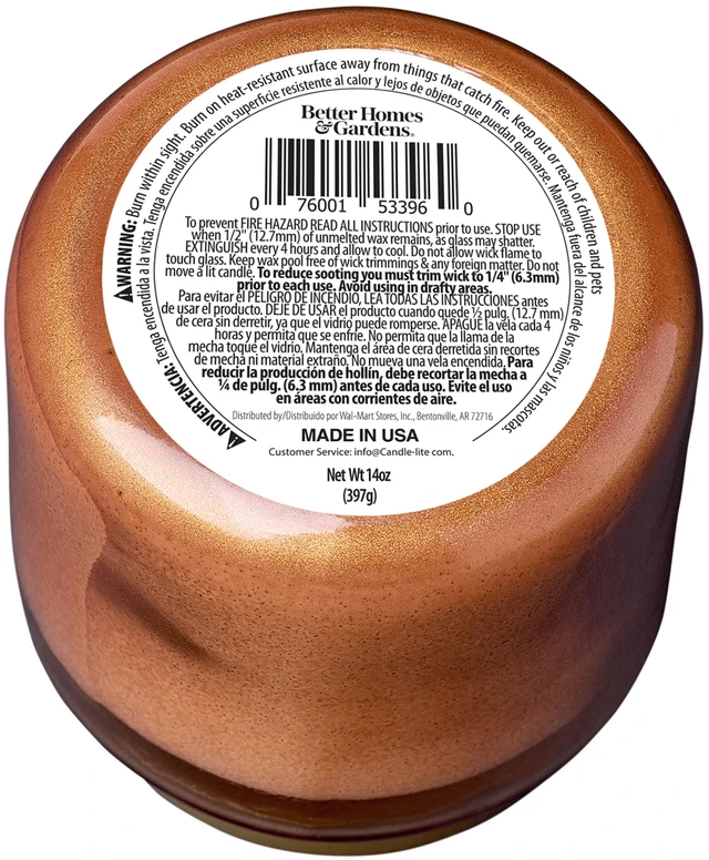 Alt view image 3 of 6 - Better Homes & Gardens 2-Wick Jar Candle, Farm Apple & Pumpkin, 14oz