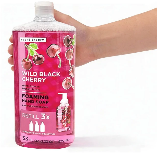 Alt view image 2 of 7 - Scent Theory Foaming Hand Soap Refill, Black Cherry, 33 fl oz