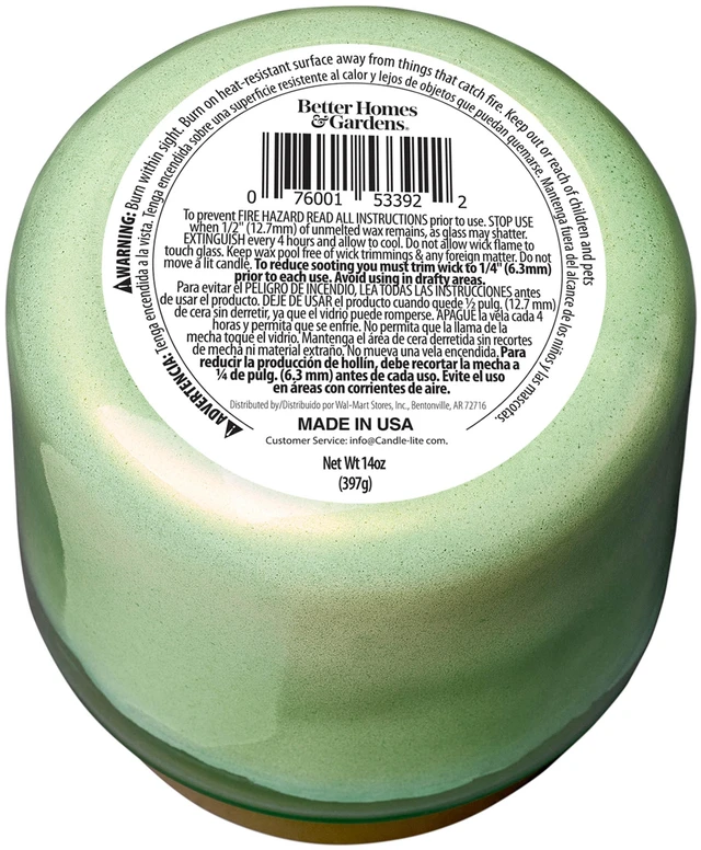 Alt view image 5 of 6 - Better Homes & Gardens Citrus & Balsam 2-Wick Glass Jar Candle, 14 oz