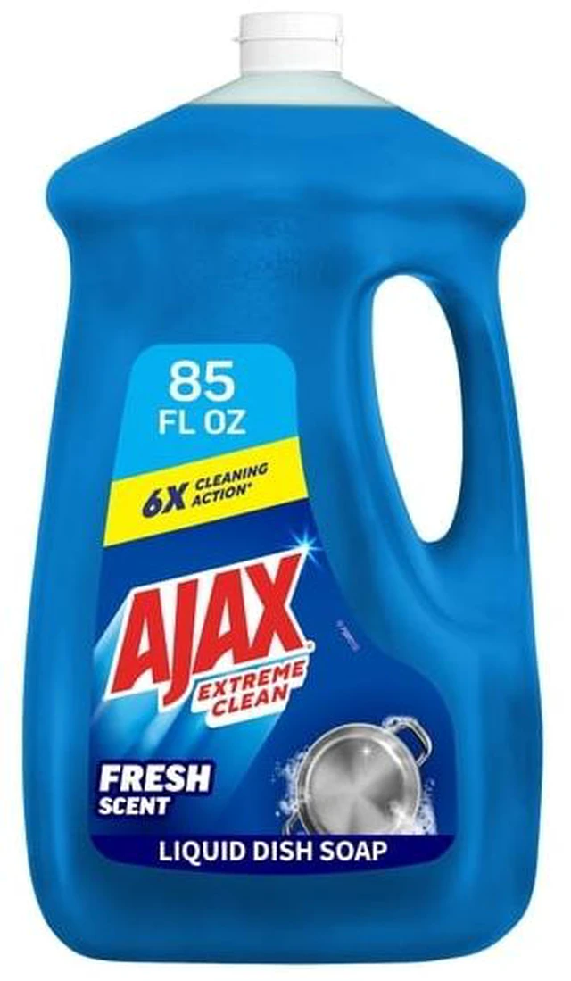 Main image of Ajax Extreme Clean Foaming Dish Soap, Deep Cleaning, Grease-Cutting, 85 fl oz