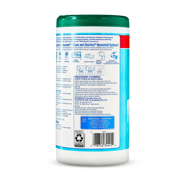 Alt view image 2 of 6 - Great Value Disinfecting Wipes, Fresh Scent, 75 Count
