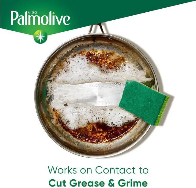 Alt view image 6 of 7 - Palmolive Ultra Strength Liquid Dish Soap, Cuts Grease and Grime, No Soaking Needed, 42 fl oz Bottle