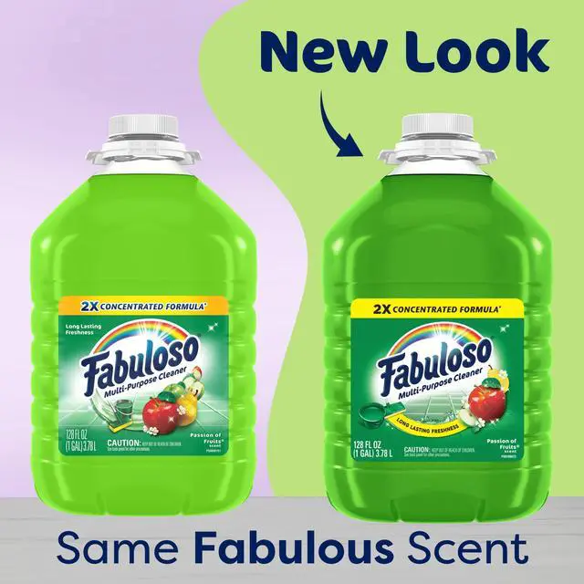 Alt view image 4 of 6 - Fabuloso 2X Multi-Purpose Cleaner, No Rinse Floor Cleaner, Passion of Fruits Scent, 128 fl oz
