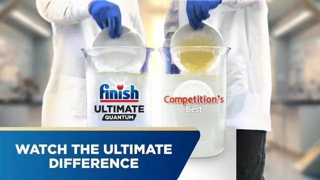 Alt view image 5 of 7 - Finish Ultimate Quantum Dishwasher Pods, Dishwasher Detergent Dish Soap, 50% More Cleaning Power, 11 Count