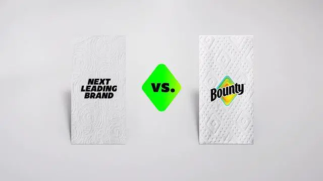 Alt view image 6 of 7 - Bounty Paper Towels Select-A-Size Print, 2 Triple Rolls, 123 Sheets per Roll
