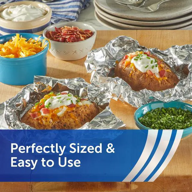Alt view image 5 of 7 - Reynolds Wrap Pre-Cut Pop-Up Aluminum Foil Sheets, 14 x 10.25 inches, 50 Sheets