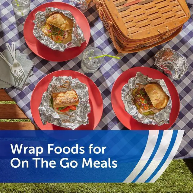 Alt view image 2 of 7 - Reynolds Wrap Pre-Cut Pop-Up Aluminum Foil Sheets, 14 x 10.25 inches, 50 Sheets