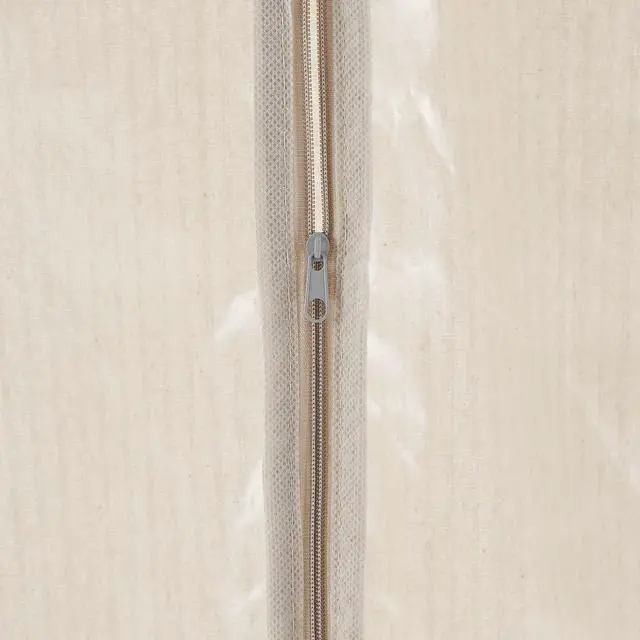 Alt view image 6 of 6 - Mainstays Hanging Canvas Garment Bag for Suits and Dresses