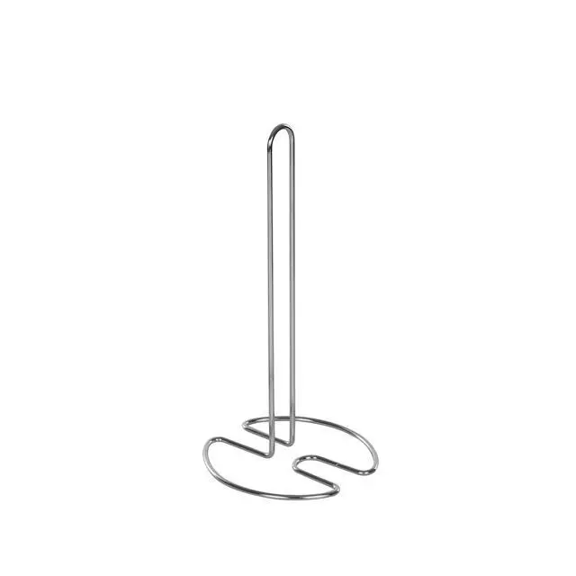 Alt view image 4 of 6 - Mainstays Countertop Paper Towel Holder Stand, Silver Metal Kitchen Paper Towel Roll Holder and Dispenser for Kitchen Counter Storage