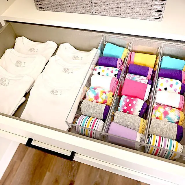 Alt view image 4 of 6 - Mainstays 3-Pack Clear Plastic Drawer Organizer Divided Compartment Set