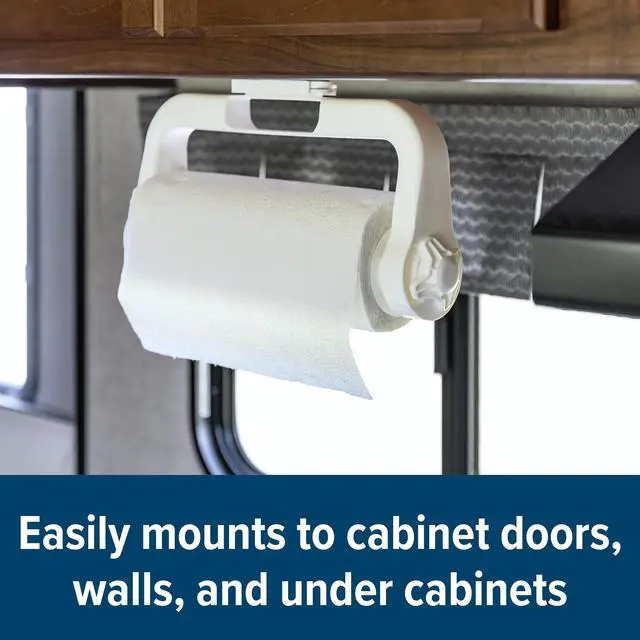 Main image of Camco Mountable Paper Towel Holder, Portable Design (57114)
