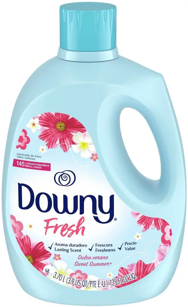 Main image of Downy Fresh Non-Concentrated Liquid Fabric Softener, Sweet Summer Scent, 125 fl oz, 145 Loads