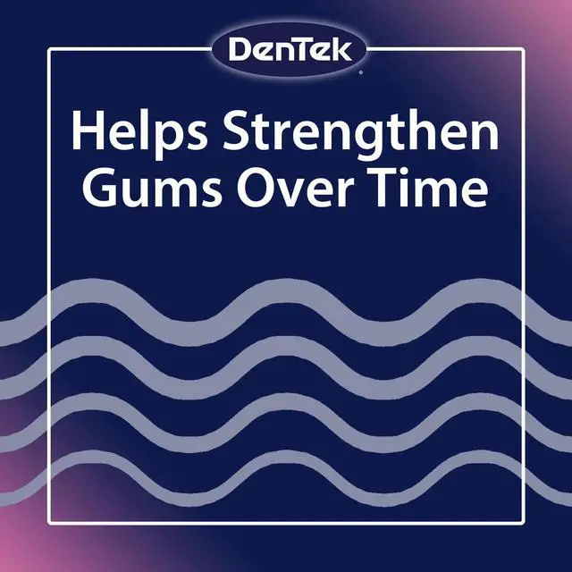 Alt view image 4 of 6 - DenTek Comfort Clean Sensitive Gums Floss Picks, Soft & Sleek Ribbon Floss, 150 Count