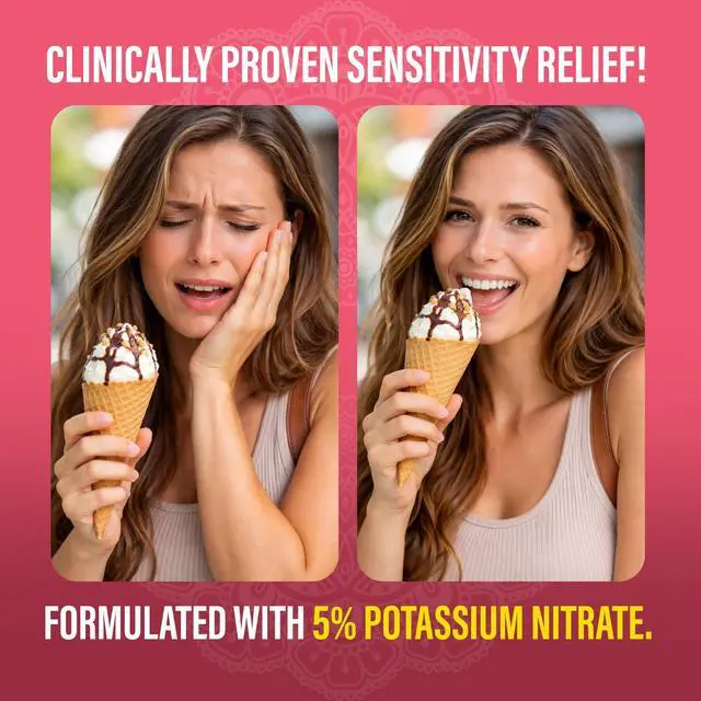 Alt view image 3 of 6 - GuruNanda Sensitive Toothpaste with Nano-Hydroxyapatite, Fluoride - Free, Enamel Support & Natural Teeth Whitening, 4.2 oz