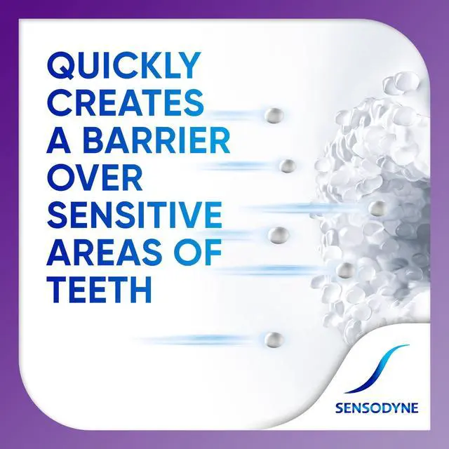 Alt view image 5 of 6 - Sensodyne Rapid Relief Sensitive Toothpaste, Extra Fresh, 3.4 Oz, for Adults
