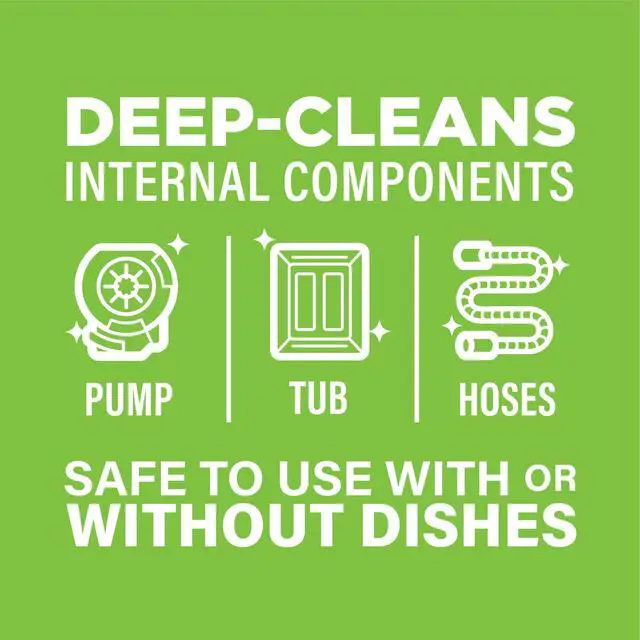 Alt view image 5 of 5 - Affresh Dishwasher Cleaner, Helps Power Away Odor Causing Residues & Grime Inside Pump, Tub & Hoses, 6 Tablets, 6 Month Supply