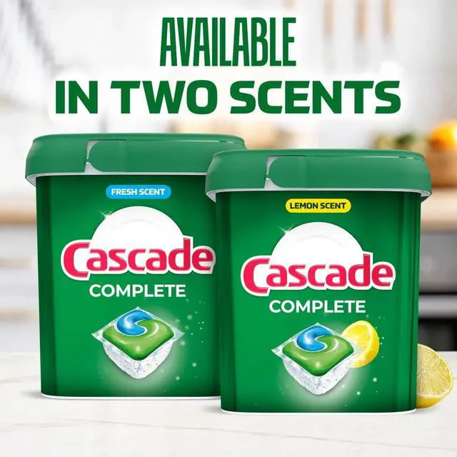 Alt view image 3 of 7 - Cascade Complete Dishwasher Detergent Fresh, 33ct