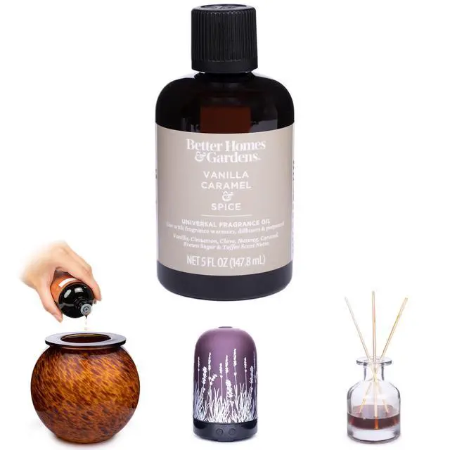 Alt view image 5 of 5 - Better Homes & Gardens Universal Fragrance Oil, Vanilla Caramel & Spice, 5 fl oz